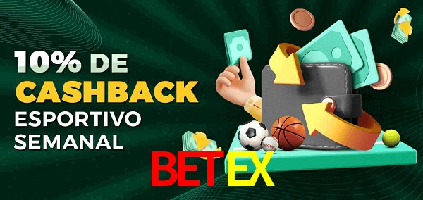 10% de bônus de cashback na BETEX